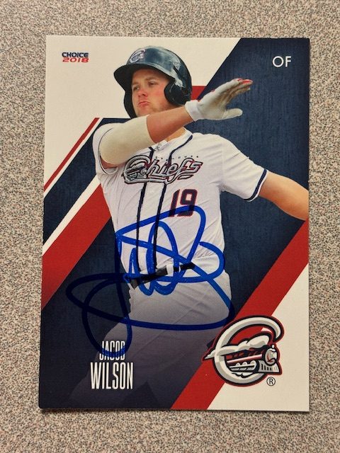 Jacob Wilson autograph in the Astros A to Z collection