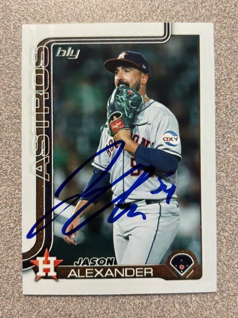 Jason Alexander autograph in the Astros A to Z collection