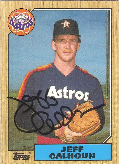 Jeff Calhoun autograph in the Astros A to Z collection