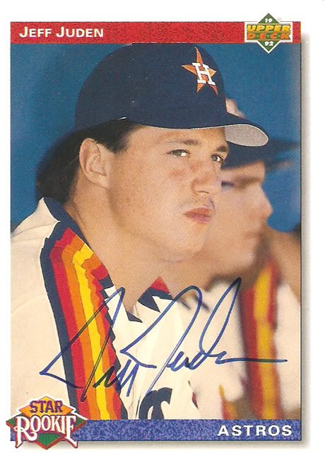 Jeff Juden autograph in the Astros A to Z collection