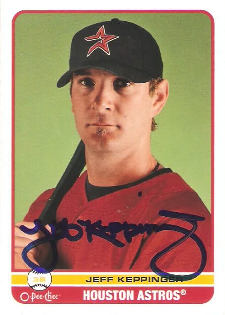Jeff Keppinger autograph in the Astros A to Z collection