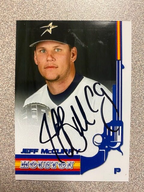 Jeff McCurry autograph in the Astros A to Z collection