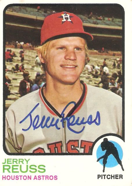 Jerry Reuss autograph in the Astros A to Z collection