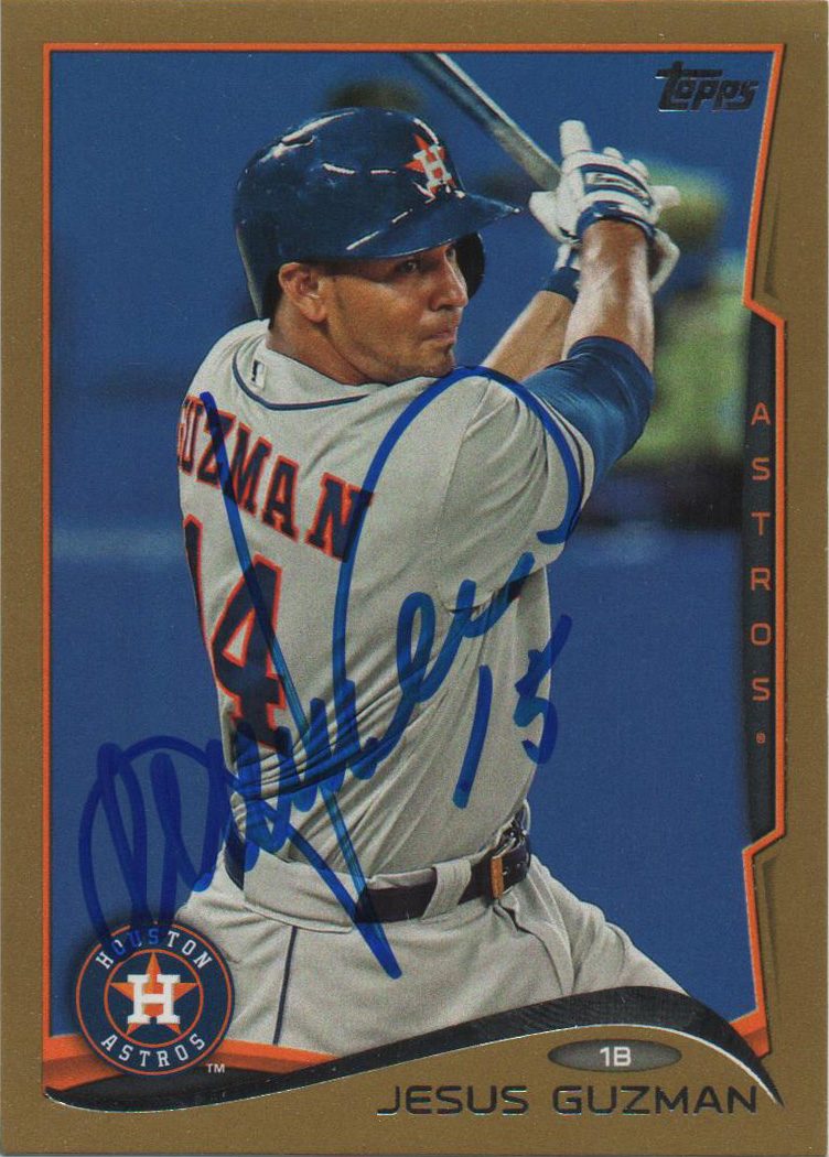 Jesus Guzman autograph in the Astros A to Z collection
