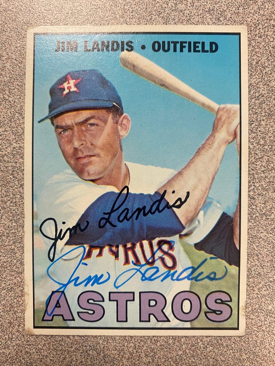 Jim Landis autograph in the Astros A to Z collection
