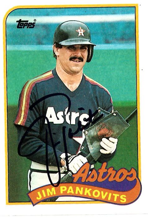 Jim Pankovits autograph in the Astros A to Z collection