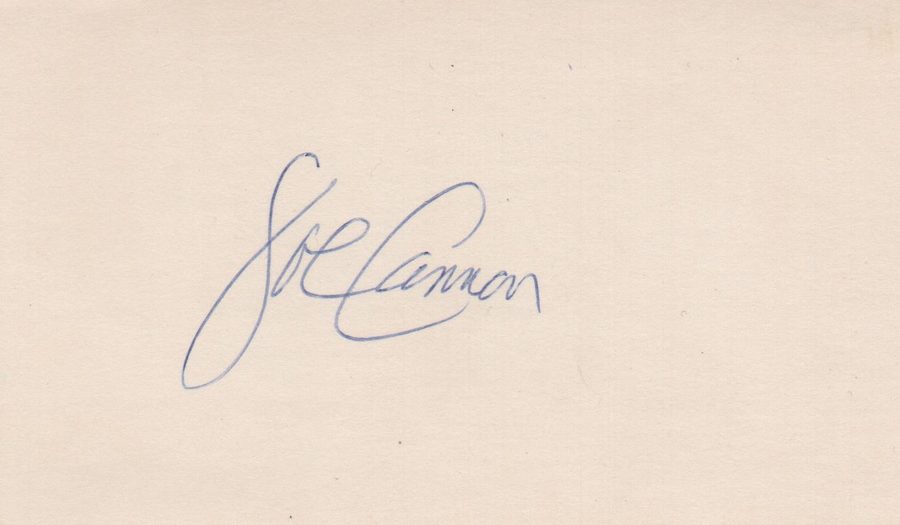 Joe Cannon autograph in the Astros A to Z collection