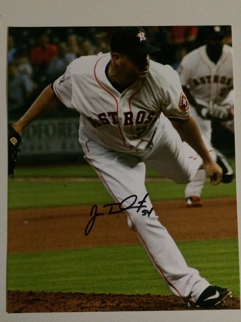 Joe Thatcher autograph in the Astros A to Z collection