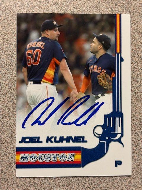 Joel Kuhnel autograph in the Astros A to Z collection