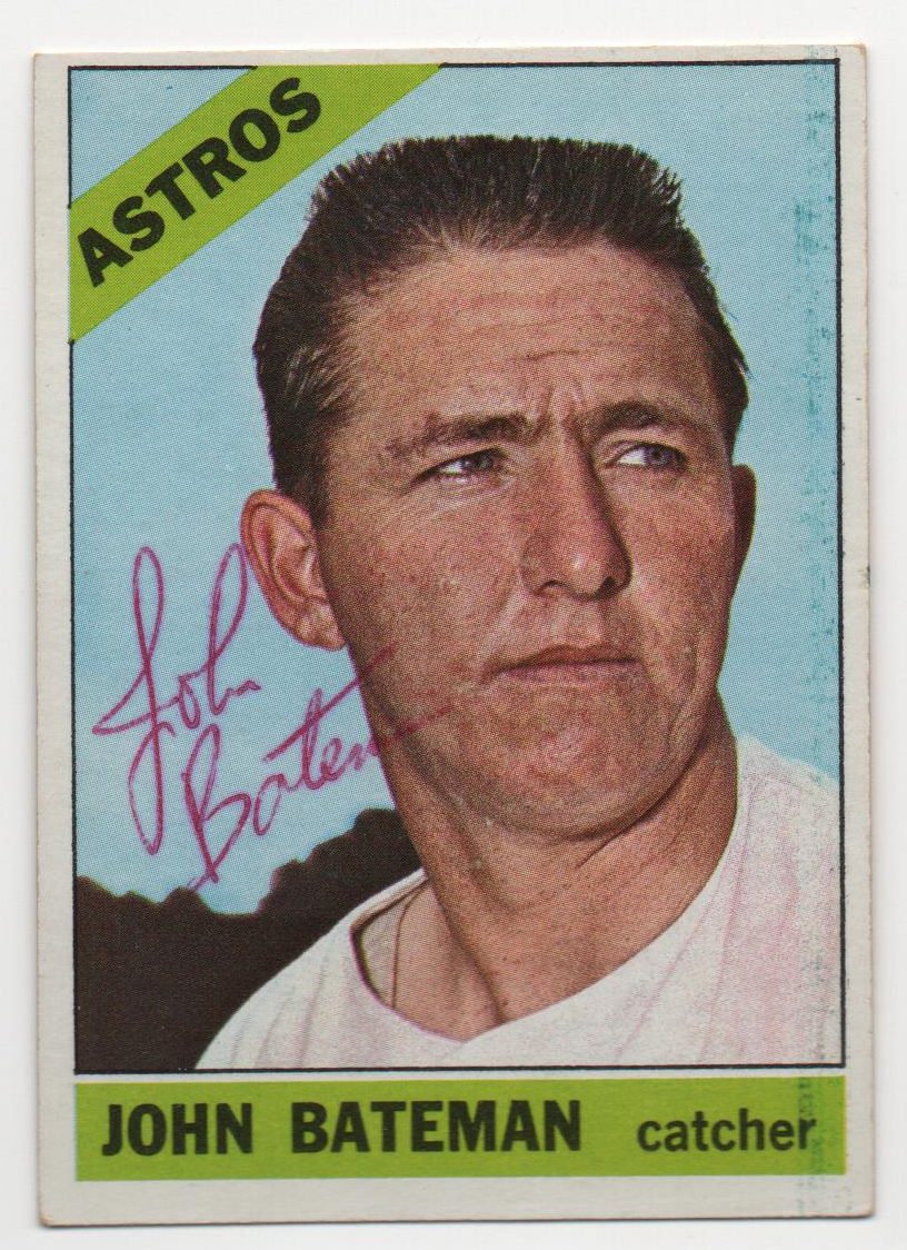 John Bateman autograph in the Astros A to Z collection