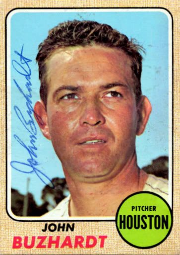 John Buzhardt autograph in the Astros A to Z collection