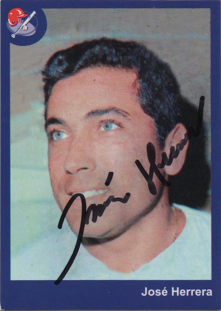 Jose Herrera autograph in the Astros A to Z collection