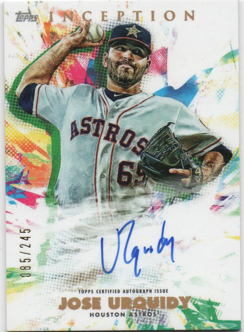 Jose Urquidy autograph in the Astros A to Z collection