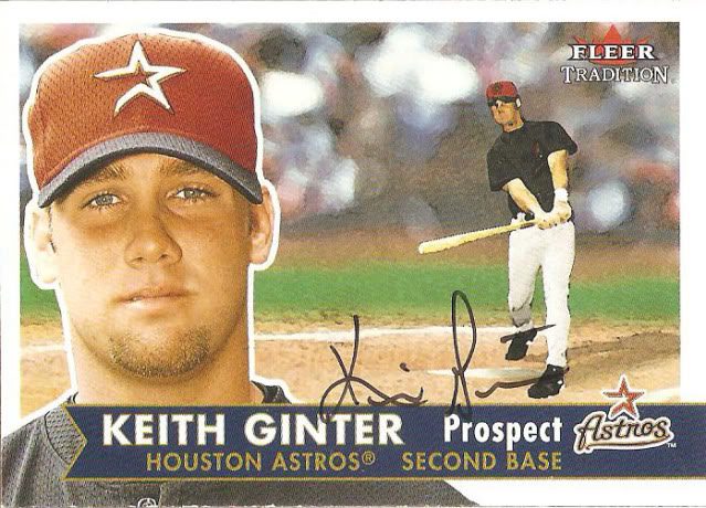 Keith Ginter autograph in the Astros A to Z collection