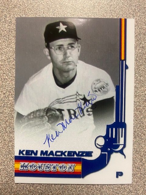 Ken MacKenzie autograph in the Astros A to Z collection