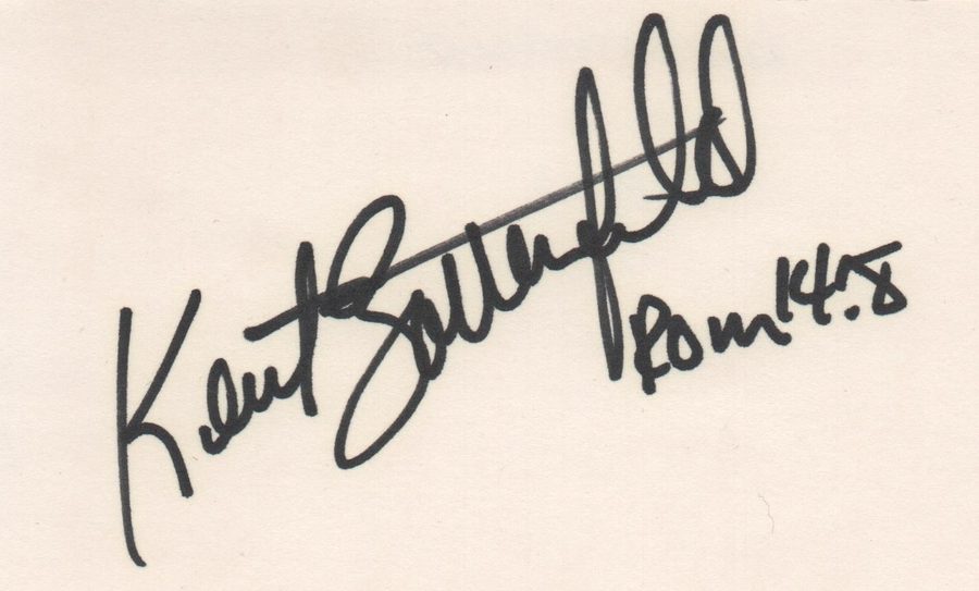 Kent Bottenfield autograph in the Astros A to Z collection