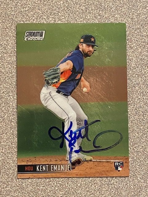 Kent Emanuel autograph in the Astros A to Z collection