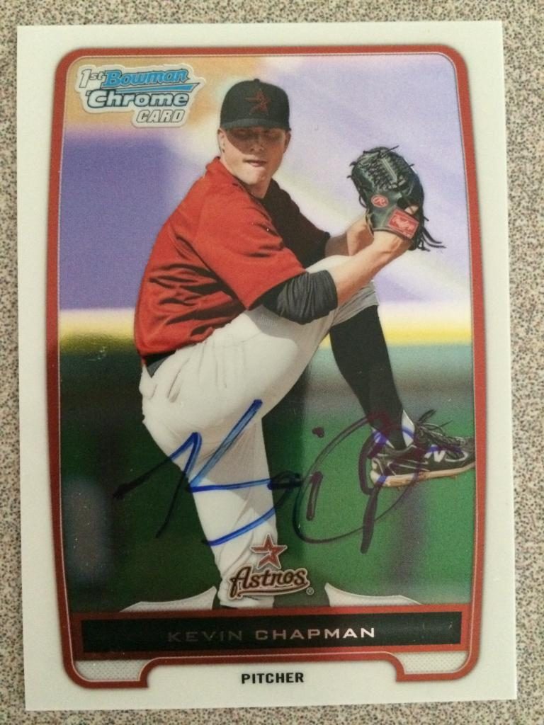 Kevin Chapman autograph in the Astros A to Z collection