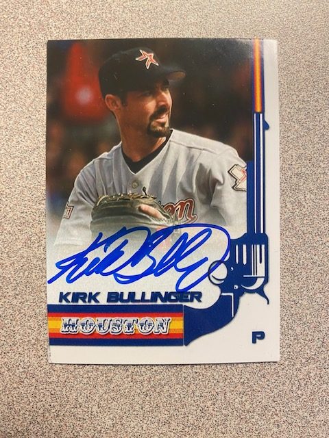 Kirk Bullinger autograph in the Astros A to Z collection