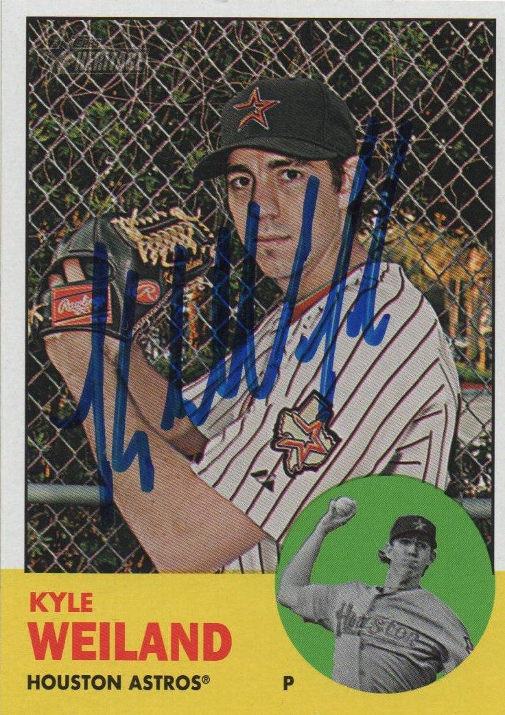 Kyle Weiland autograph in the Astros A to Z collection