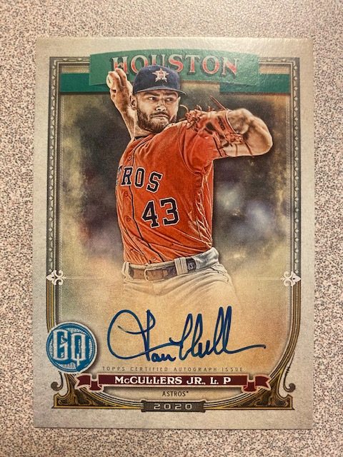 Lance McCullers, Jr autograph in the Astros A to Z collection