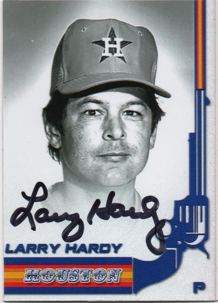 Larry Hardy autograph in the Astros A to Z collection