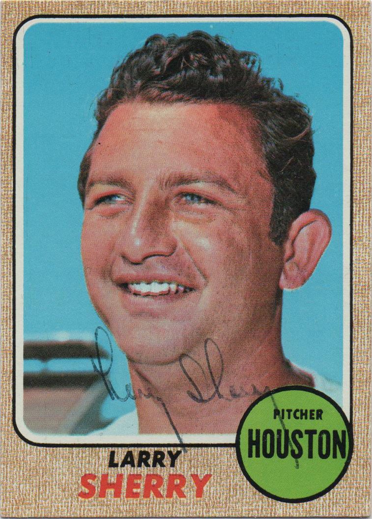 Larry Sherry autograph in the Astros A to Z collection