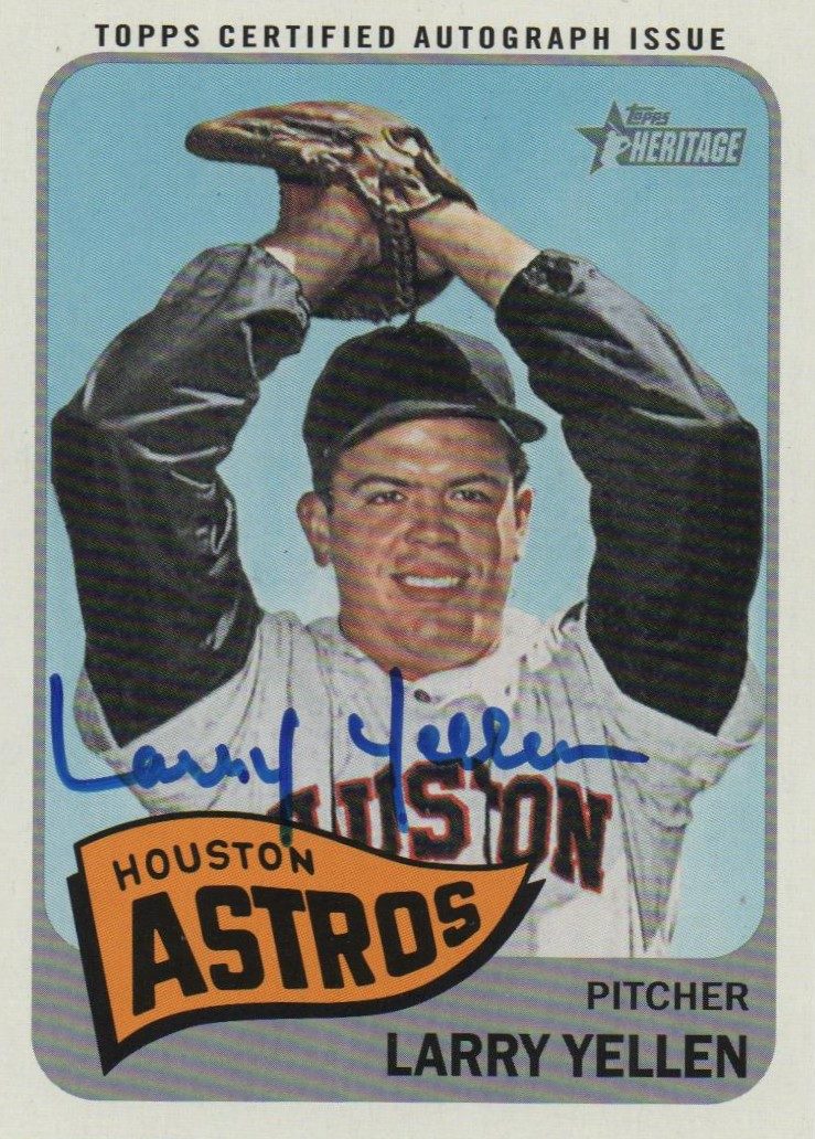 Larry Yellen autograph in the Astros A to Z collection