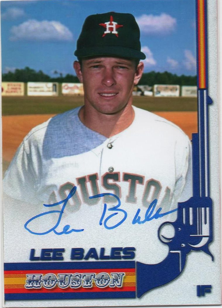 Lee Bales autograph in the Astros A to Z collection