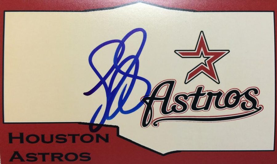 Luis Durango autograph in the Astros A to Z collection