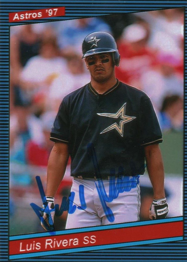 Luis Rivera autograph in the Astros A to Z collection