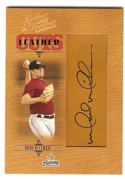 Mark McLemore (Pitcher, 2007) autograph in the Astros A to Z collection