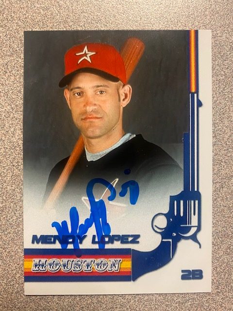 Mendy Lopez autograph in the Astros A to Z collection