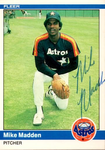 Mike Madden autograph in the Astros A to Z collection
