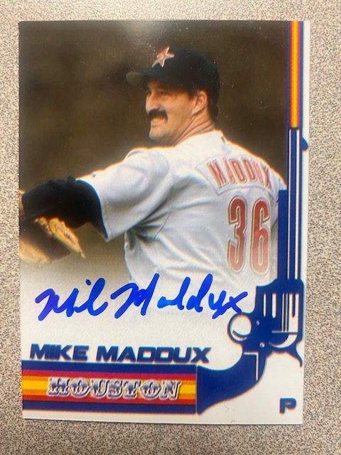 Mike Maddux autograph in the Astros A to Z collection