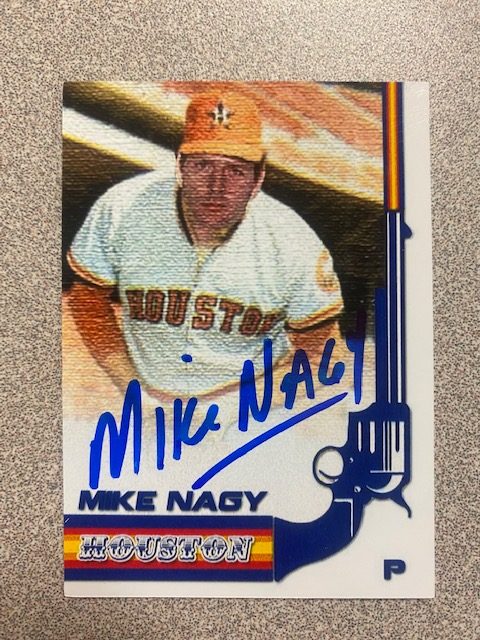 Mike Nagy autograph in the Astros A to Z collection