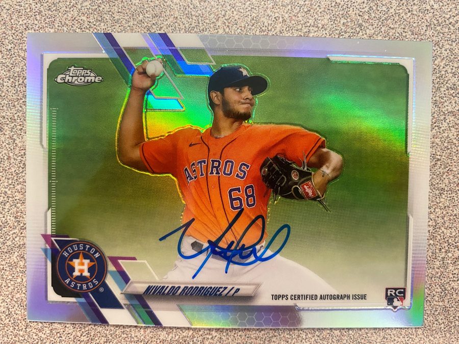 Nivaldo Rodriguez autograph in the Astros A to Z collection