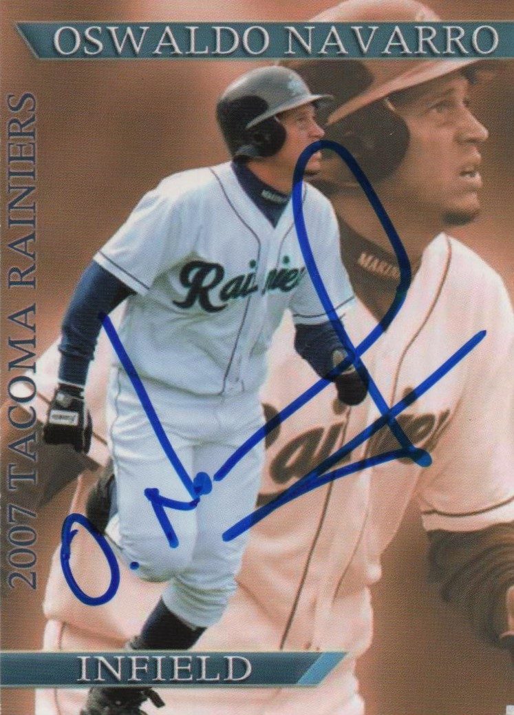 Oswaldo Navarro autograph in the Astros A to Z collection
