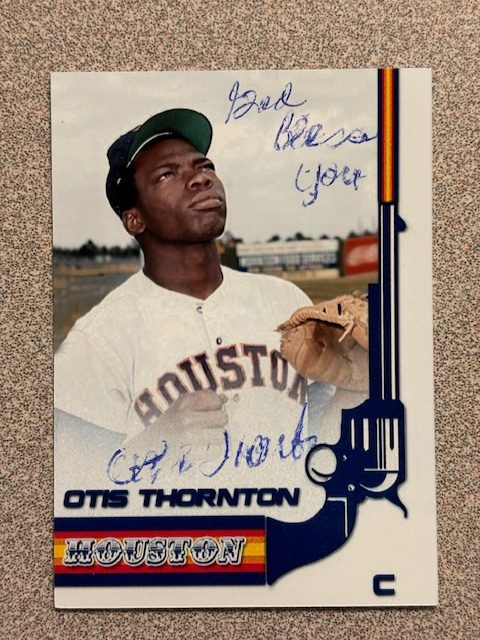 Otis Thornton autograph in the Astros A to Z collection