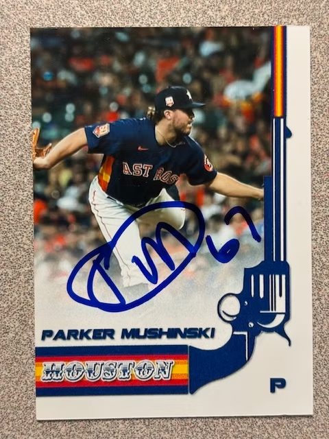 Parker Mushinski autograph in the Astros A to Z collection