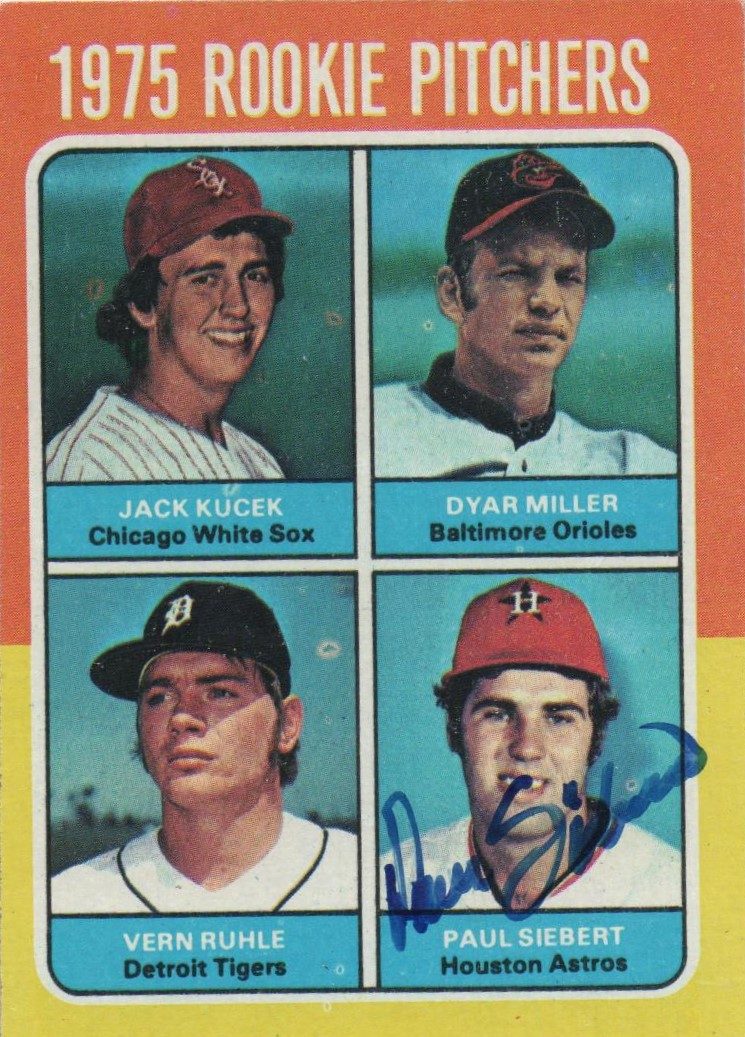 Paul Siebert autograph in the Astros A to Z collection