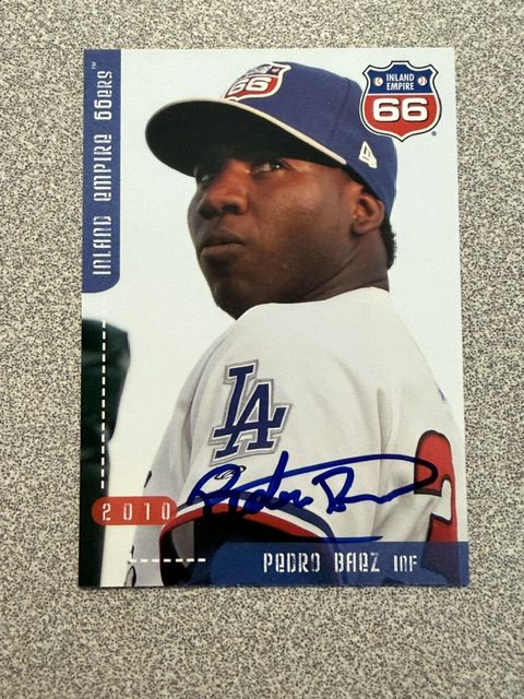 Pedro Baez autograph in the Astros A to Z collection