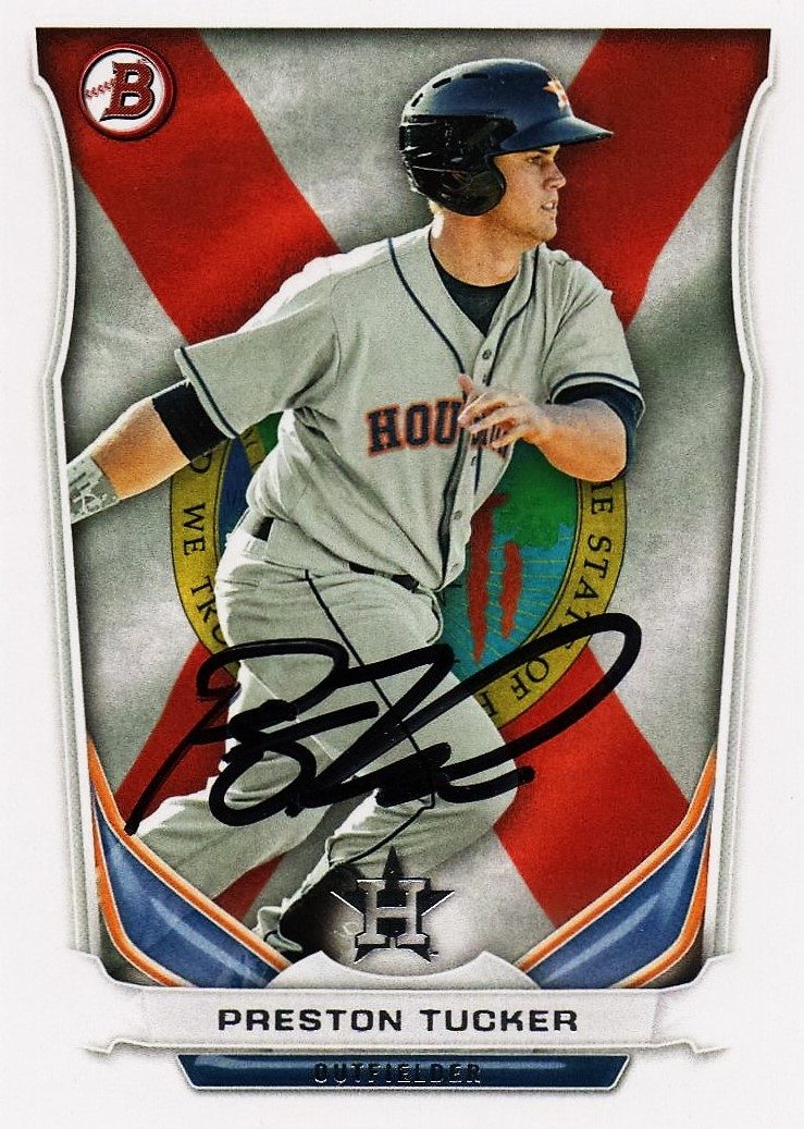 Preston Tucker autograph in the Astros A to Z collection