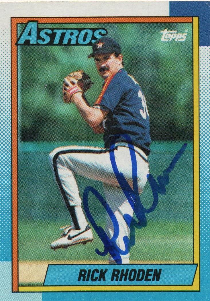 Rick Rhoden autograph in the Astros A to Z collection