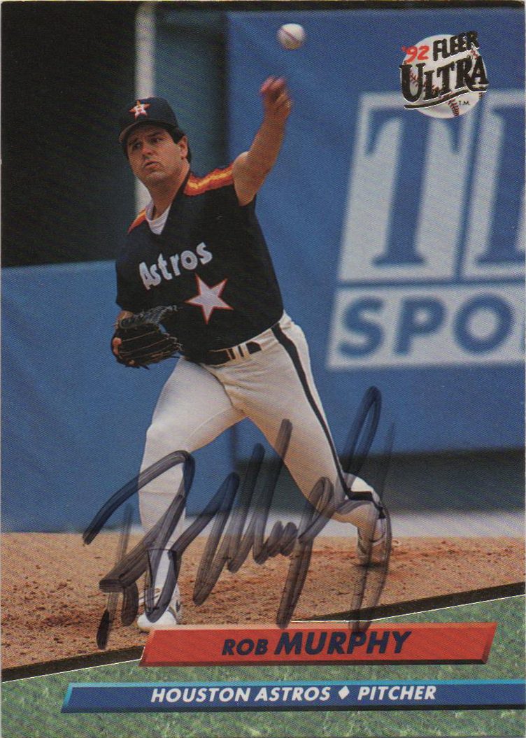 Rob Murphy autograph in the Astros A to Z collection