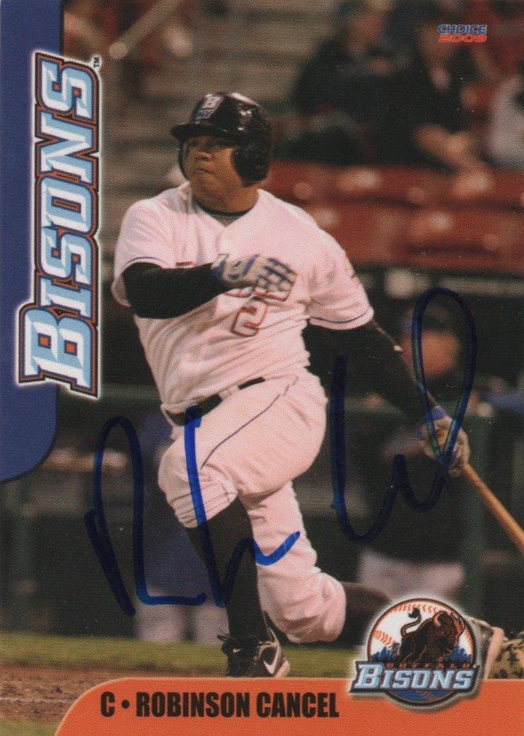 Robinson Cancel autograph in the Astros A to Z collection
