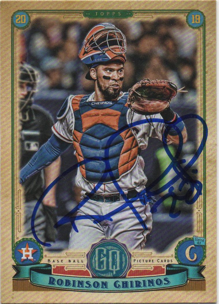 Robinson Chirinos autograph in the Astros A to Z collection