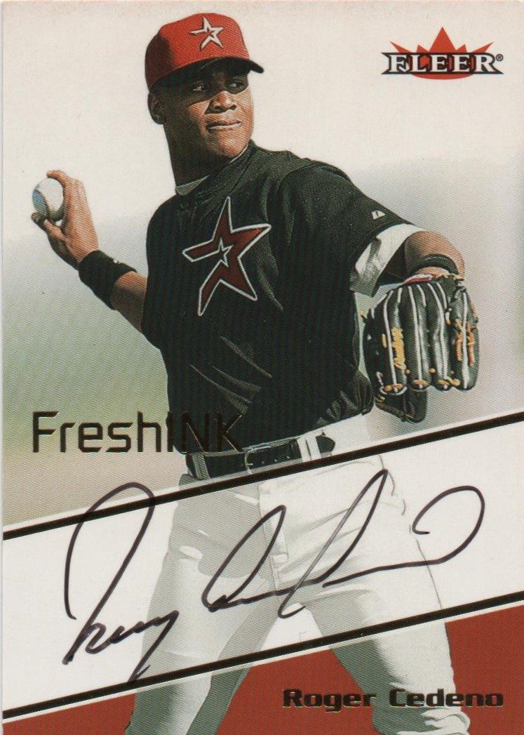 Roger Cedeno autograph in the Astros A to Z collection