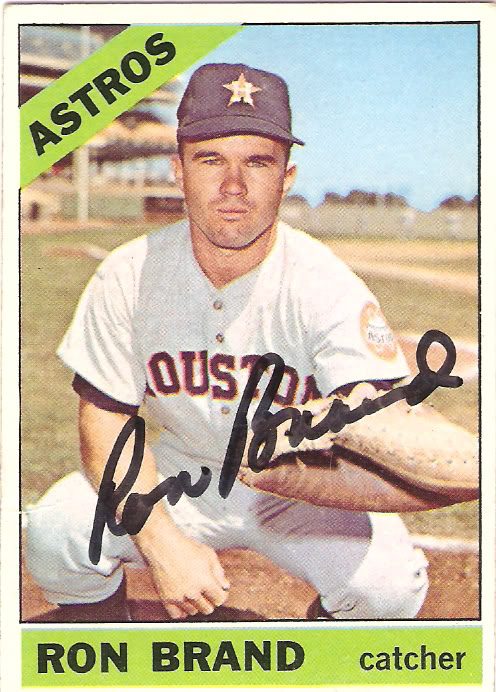 Ron Brand autograph in the Astros A to Z collection