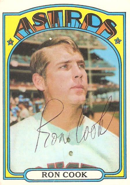 Ron Cook autograph in the Astros A to Z collection